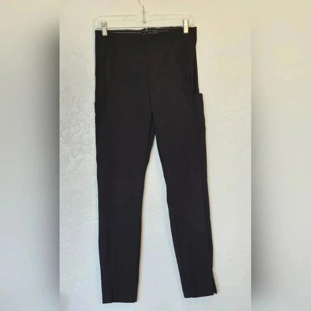 Athleta | Black Wander Slim Nylon Pants Sz 6 - Picture 2 of 11